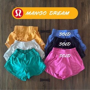 Lululemon HR 2.5 Hotty Hot Shorts Size 0